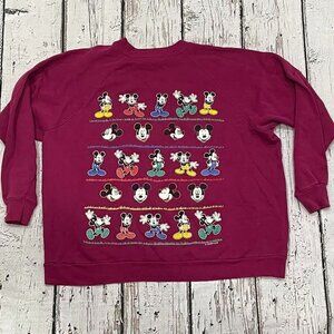 Vintage Mickey Mouse Cartoon Mickey Unlimited Graphic Cartoon 1990s Sweatshirt